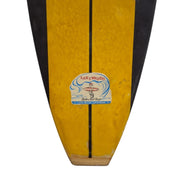 Retro Striped Decorative Surfboard