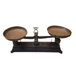 Vintage Cast Iron and Brass Apothecary Scales
