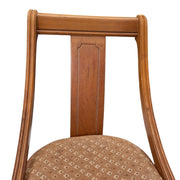 Regency Style Wood & Upholstered Side Chair