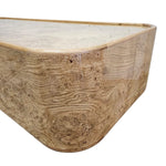 Marina Home Olive Ash Burl Block Coffee Table