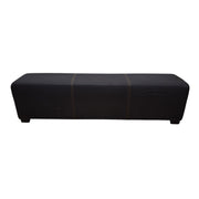Modern Upholstered Bench with Vertical Stitching