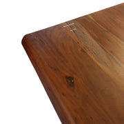 Sleek High Dining Table with Tapered Legs