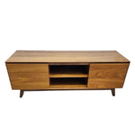 Home Center Mid-Century Style Wooden TV Console