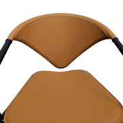 The Sculptural Italian Leather Dining Chair