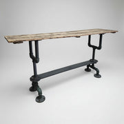 Reclaimed Industrial Pipeline Console Table