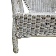 Timeless 20th Century Lloyd Loom Weathered Wicker Chair