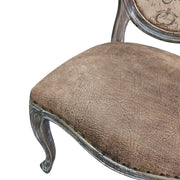 Vintage Parisian-Style Upholstered Dining Chair