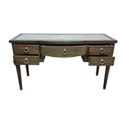Home Center Classic Marble Top Lexington 5 Drawer Dressing Table