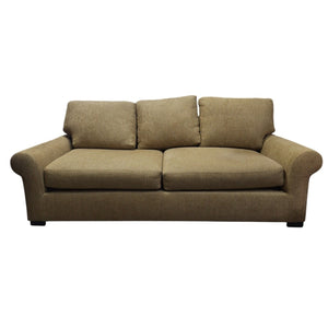 Classic Oatmeal Three-Seater Sofa