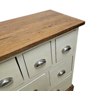 Rustic Apothecary-Style Nine-Drawer Multi-Storage Chest