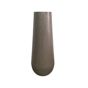 Hammered Bronze Aluminium Tapered Floor Vase