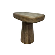 Rustic Mushroom Solid Wood Side Table