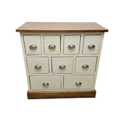 Rustic Apothecary-Style Nine-Drawer Multi-Storage Chest