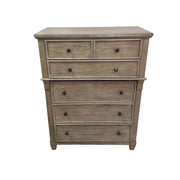 Challene Rustic Wood 5-Drawer Chest