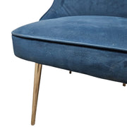 Chic West Elm Mid-Century Velvet Accent Chair