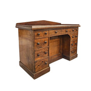 Antique 19th Century Pedestal Writing Desk