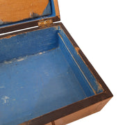 Rosewood Box with Brass Inlays