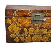 Heritage Chinese Hand Painted Solid Wood Miniature Storage Chest