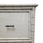 Coastal Chic Faux Bamboo Three-Drawer Chest