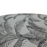 Black & White Oval Coffee Table