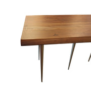 Sleek High Dining Table with Tapered Legs