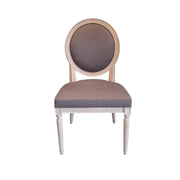 Round-backed Upholstered Dining Chairs