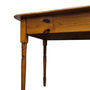 Rustic Natural Wood Writing Desk