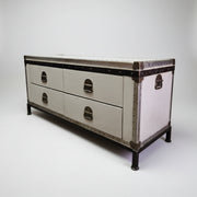 Pottery Barn Parker Industrial Trunk-Style Media Console