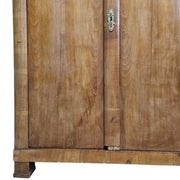 Antique Walnut & Veneer Two-Door Cabinet