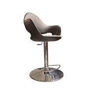 Black Scoop Bar Stool