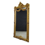 Grand Baroque Style Ornate Gilded Floor Mirror