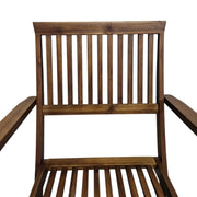 Rosewell Wooden Folding Dining Chair with Armrests