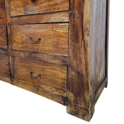 Rustic Solid Wood 6-Drawer Artisan Dresser