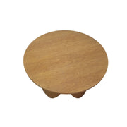 Organic Shape Pedestal Coffee Table