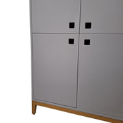 Custom-Made Modern Grey Cabinet