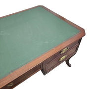 Elegant Antique-Style Mahogany Partner's Writing Desk