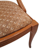 Regency Style Wood & Upholstered Side Chair