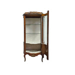 Imperial Napoleon III Style Glass Vitrine with Boulle Marquetry