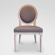 Round-backed Upholstered Dining Chairs