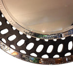 Radiant Modern Geometric Silver Wall Mirror