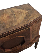 19th Century Marquetry Octagonal Cellarette on Stand