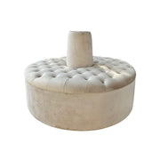 Circular Velvet Lounge Seat