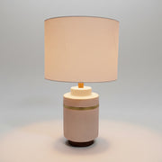 West Elm Retro Textured Crackle Ceramic Table Lamp