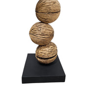 Artisan Seed Pod Sculptural Table Lamp
