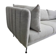 LG Living Supra Modern 3-Seater Fabric Sofa