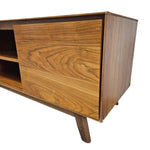 Home Center Mid-Century Style Wooden TV Console