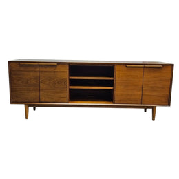Crate & Barrel Mid-Century Modern Tate Walnut 80