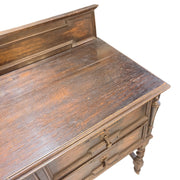 Vintage Oak Barley Twist Four-Drawer Chest