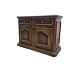 Century Furniture Antique Style Solid Wood Two Drawer Buffet Credenza