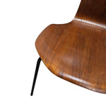 Fritz Hansen Model 3103 Vintage Teak Hammer Dining Chair